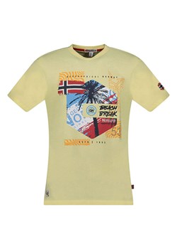 Geographical Norway Koszulka &quot;J-Break&quot; w kolorze żółtym ze sklepu Limango Polska w kategorii T-shirty męskie - zdjęcie 184955543