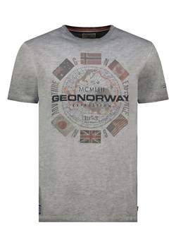 Geographical Norway Koszulka &quot;Jirkel&quot; w kolorze szarym ze sklepu Limango Polska w kategorii T-shirty męskie - zdjęcie 184955861
