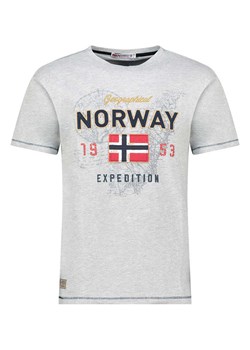 Geographical Norway Koszulka &quot;Juitre&quot; w kolorze szarym ze sklepu Limango Polska w kategorii T-shirty męskie - zdjęcie 184955951