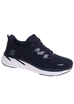 Granatowe męskie buty sportowe /C1-1 18009 GF483/ ze sklepu Pantofelek24.pl w kategorii Buty sportowe męskie - zdjęcie 184956994