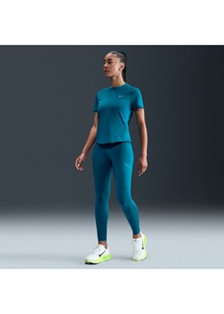 Damskie legginsy 7/8 do biegania z wysokim stanem i kieszeniami Nike Swift - Niebieski ze sklepu Nike poland w kategorii Spodnie damskie - zdjęcie 184957141
