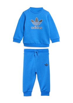 adidas Dres Trefoil JY0136 Niebieski Regular Fit ze sklepu MODIVO w kategorii Odzież dla niemowląt - zdjęcie 184957531