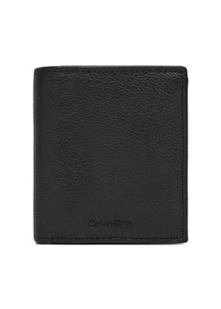 Calvin Klein Duży Portfel Męski Micropebble Comp Trifold W Coin LV04D1034G Czarny ze sklepu MODIVO w kategorii Portfele męskie - zdjęcie 184957532