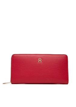 Tommy Hilfiger Duży Portfel Damski Th Icon Lrg Za AW0AW17744 Czerwony ze sklepu MODIVO w kategorii Portfele damskie - zdjęcie 184957583
