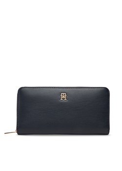 Tommy Hilfiger Duży Portfel Damski Th Icon Lrg Za AW0AW17744 Granatowy ze sklepu MODIVO w kategorii Portfele damskie - zdjęcie 184957602