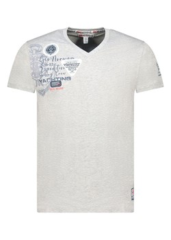 Geographical Norway Koszulka &quot;Jademora&quot; w kolorze szarym ze sklepu Limango Polska w kategorii T-shirty męskie - zdjęcie 184959043