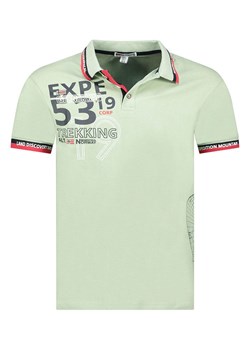 Geographical Norway Koszulka polo &quot;Krug&quot; w kolorze zielonym ze sklepu Limango Polska w kategorii T-shirty męskie - zdjęcie 184959061