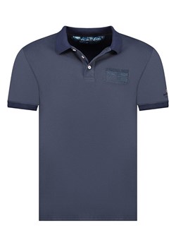 Geographical Norway Koszulka polo &quot;Slub&quot; w kolorze granatowym ze sklepu Limango Polska w kategorii T-shirty męskie - zdjęcie 184959073