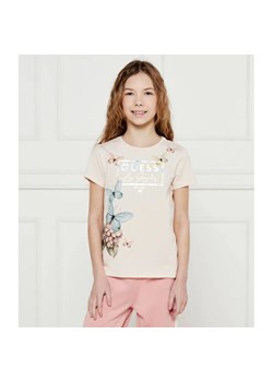 Guess T-shirt | Regular Fit ze sklepu Gomez Fashion Store w kategorii Bluzki dziewczęce - zdjęcie 184959714