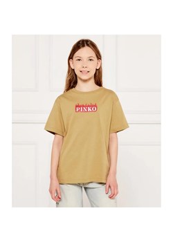 Pinko UP T-shirt | Oversize fit ze sklepu Gomez Fashion Store w kategorii Bluzki dziewczęce - zdjęcie 184959854