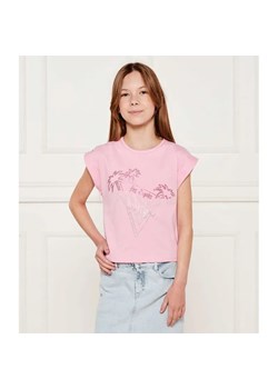 Guess T-shirt | Regular Fit ze sklepu Gomez Fashion Store w kategorii Bluzki dziewczęce - zdjęcie 184959900