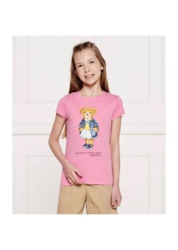 POLO RALPH LAUREN T-shirt | Regular Fit ze sklepu Gomez Fashion Store w kategorii Bluzki dziewczęce - zdjęcie 184959913