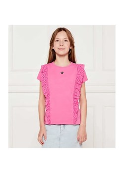 Guess T-shirt | Regular Fit ze sklepu Gomez Fashion Store w kategorii Bluzki dziewczęce - zdjęcie 184959923