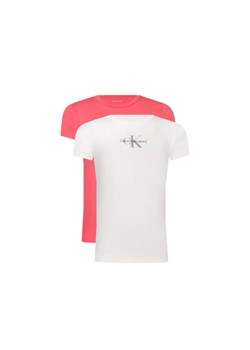 Calvin Klein Jeans T-shirt 2-pack | Slim Fit ze sklepu Gomez Fashion Store w kategorii Bluzki dziewczęce - zdjęcie 184959941