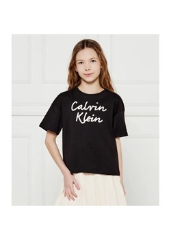 Calvin Klein Jeans T-shirt | Relaxed fit ze sklepu Gomez Fashion Store w kategorii Bluzki dziewczęce - zdjęcie 184959950