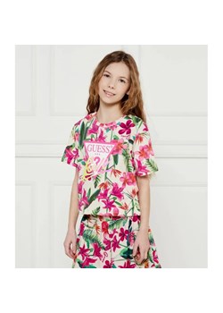 Guess T-shirt | Regular Fit ze sklepu Gomez Fashion Store w kategorii Bluzki dziewczęce - zdjęcie 184959970