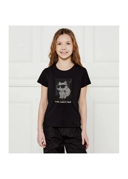 Karl Lagerfeld Kids T-shirt | Regular Fit ze sklepu Gomez Fashion Store w kategorii Bluzki dziewczęce - zdjęcie 184960091