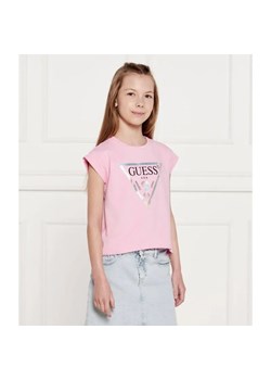 Guess T-shirt | Regular Fit ze sklepu Gomez Fashion Store w kategorii Bluzki dziewczęce - zdjęcie 184960133
