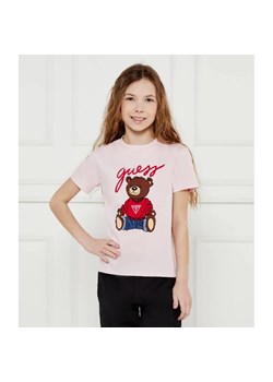 Guess T-shirt | Regular Fit ze sklepu Gomez Fashion Store w kategorii Bluzki dziewczęce - zdjęcie 184960193