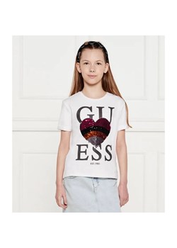 Guess T-shirt | Regular Fit ze sklepu Gomez Fashion Store w kategorii Bluzki dziewczęce - zdjęcie 184960322