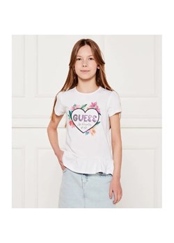Guess T-shirt | Regular Fit ze sklepu Gomez Fashion Store w kategorii Bluzki dziewczęce - zdjęcie 184960360