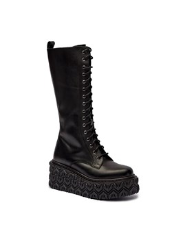 Patrizia Pepe Skórzane kozaki ze sklepu Gomez Fashion Store w kategorii Kozaki damskie - zdjęcie 184960880