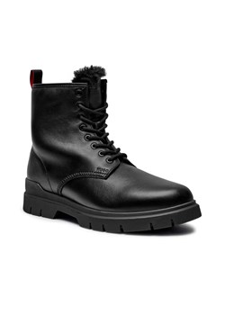 HUGO Skórzane buty wysokie RYAN ze sklepu Gomez Fashion Store w kategorii Buty zimowe męskie - zdjęcie 184960993