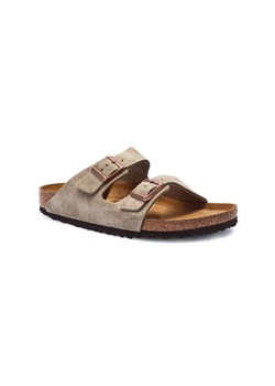 Birkenstock Skórzane klapki Arizona | narrow fit soft footbed ze sklepu Gomez Fashion Store w kategorii Klapki męskie - zdjęcie 184961024