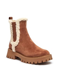 Michael Kors Skórzane sztyblety ASHER | shearling ze sklepu Gomez Fashion Store w kategorii Botki - zdjęcie 184961221