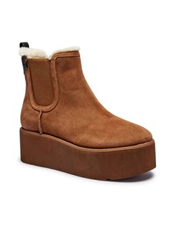Guess Skórzane sztyblety JILAINE2 ze sklepu Gomez Fashion Store w kategorii Botki - zdjęcie 184961322