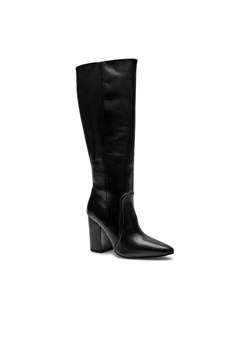 Marella Skórzane kozaki na słupku ze sklepu Gomez Fashion Store w kategorii Kozaki damskie - zdjęcie 184961334