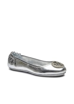TORY BURCH Skórzane baleriny MINNIE TRAVEL ze sklepu Gomez Fashion Store w kategorii Balerinki - zdjęcie 184961522