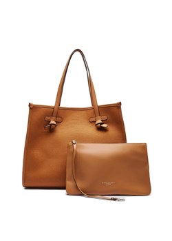 GIANNI CHIARINI Shopperka + saszetka Marcella | z dodatkiem skóry ze sklepu Gomez Fashion Store w kategorii Torby Shopper bag - zdjęcie 184961771