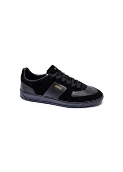 BOSS BLACK Skórzane sneakersy Brandon ze sklepu Gomez Fashion Store w kategorii Buty sportowe męskie - zdjęcie 184961834