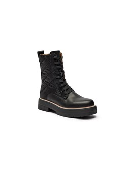 BOSS BLACK Botki Rebby | z dodatkiem skóry ze sklepu Gomez Fashion Store w kategorii Botki - zdjęcie 184961981