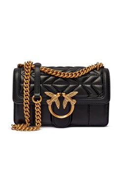 Pinko Skórzana torebka na ramię Quilted Love Birds ze sklepu Gomez Fashion Store w kategorii Listonoszki - zdjęcie 184962352