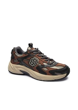 BOSS BLACK Skórzane sneakersy Levitt_Runn_BBmt ze sklepu Gomez Fashion Store w kategorii Buty sportowe męskie - zdjęcie 184962374