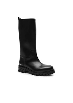 OFF-WHITE Skórzane oficerki ze sklepu Gomez Fashion Store w kategorii Kozaki damskie - zdjęcie 184962553