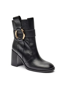 See By Chloé Skórzane botki na słupku ze sklepu Gomez Fashion Store w kategorii Botki - zdjęcie 184962734