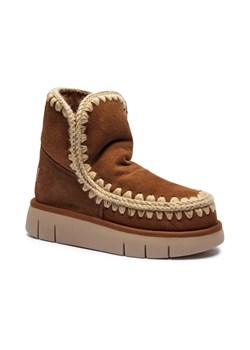 MOU Skórzane śniegowce Eskimo 18 | z dodatkiem wełny ze sklepu Gomez Fashion Store w kategorii Śniegowce damskie - zdjęcie 184962810