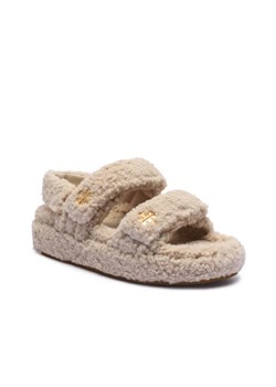 TORY BURCH Sandały KIRA SHEARLING | z dodatkiem skóry ze sklepu Gomez Fashion Store w kategorii Sandały damskie - zdjęcie 184962941