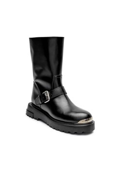 Love Moschino Skórzane botki ze sklepu Gomez Fashion Store w kategorii Botki - zdjęcie 184963213