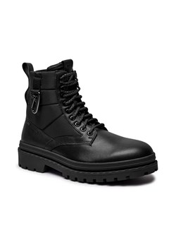 BOSS BLACK Skórzane trapery Nebular_Halb_ltnyhw ze sklepu Gomez Fashion Store w kategorii Buty zimowe męskie - zdjęcie 184963413