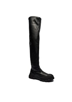 Weekend MaxMara Muszkieterki Ballata | z dodatkiem skóry ze sklepu Gomez Fashion Store w kategorii Kozaki damskie - zdjęcie 184963450