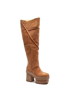 UGG Skórzane kozaki na słupku ze sklepu Gomez Fashion Store w kategorii Kozaki damskie - zdjęcie 184963451