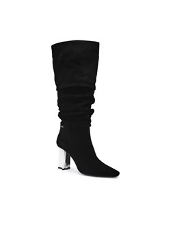 Karl Lagerfeld Skórzane kozaki na słupku TOWER ze sklepu Gomez Fashion Store w kategorii Kozaki damskie - zdjęcie 184963522
