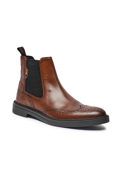 BOSS BLACK Skórzane sztyblety Calev ze sklepu Gomez Fashion Store w kategorii Buty zimowe męskie - zdjęcie 184963570