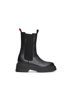 Tommy Jeans Skórzane sztyblety ze sklepu Gomez Fashion Store w kategorii Botki - zdjęcie 184963632