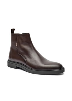 BOSS BLACK Skórzane sztyblety Calev ze sklepu Gomez Fashion Store w kategorii Buty zimowe męskie - zdjęcie 184963664