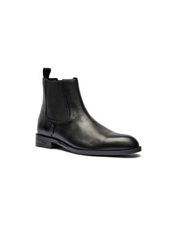 BOSS BLACK Skórzane sztyblety Tayil_Cheb_lt ze sklepu Gomez Fashion Store w kategorii Buty zimowe męskie - zdjęcie 184963771